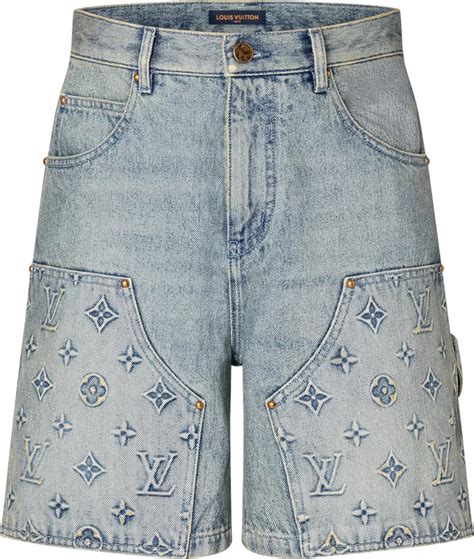 lv shorts|louis vuitton jean shorts.